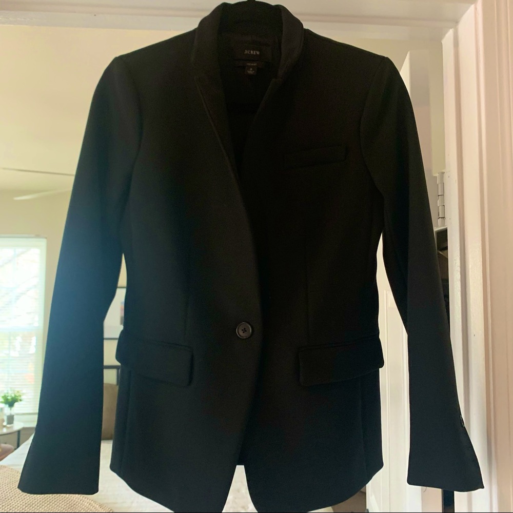J. Crew Black Regent Blazer - Size 2